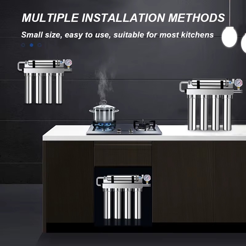 Sistema de ósmosis inversa 4 etapas para jarras de agua+ UltraFiltración